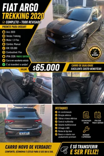 Fiat Argo Trekking 1.3 8V Flex 2020