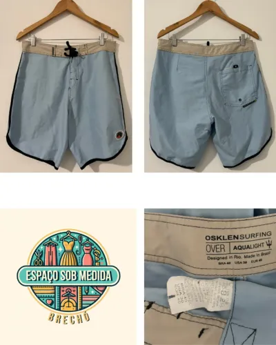 Bermuda Boardshort Osklen azul