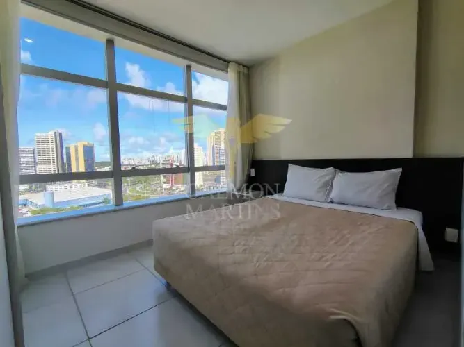 PRONTO PRA MORAR! Excelente apartamento studio no Caminho das Árvores | PORTEIRA FECHADA