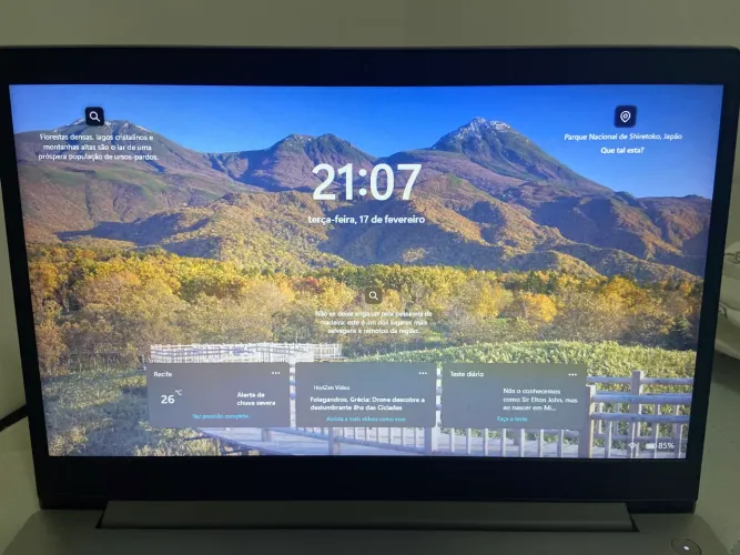 Notebook Lenovo Ultrafino IdeaPad 3i i5 8GB 256 GB SSD Windows 11 15.6" Prata