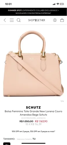 Bolsa nova