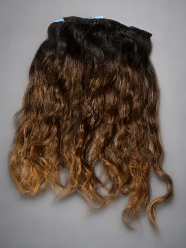 abelo Humano Brasileiro 58cm - Mega Hair Moreno Iluminado Ondulado