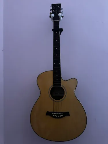 Violão Eletroacústico Vogga VCE 331 NT + Capotraste + Cordas Giannini
