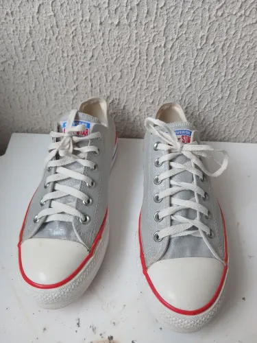 Tênis Converse All Star Cinza Prateado 