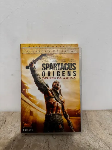 DVD: Spartacus Origens Deuses Da Arena O Inicio Da Saga Com Luva - Excelente Estado