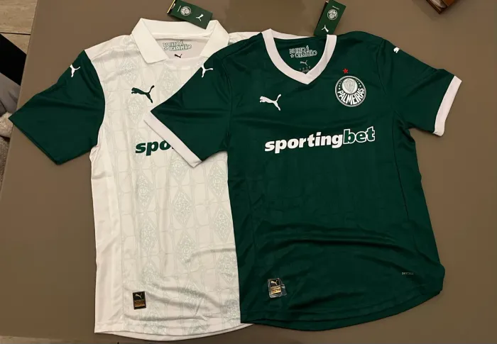 Kit 2 camisas Palmeiras versão jogador 25/26