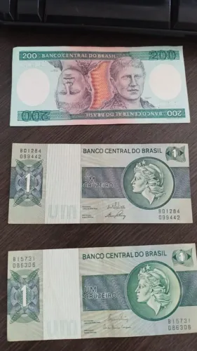 COLEÇÃO HISTÓRICA - CÉDULAS BRASILEIRAS DÉCADA DE 70 e 80