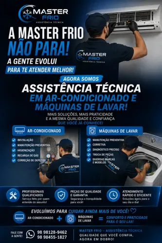 Concerto de Máquinas de lavar e ar-condicionado