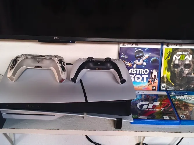 Playstation 5 1tb slim mídia física 