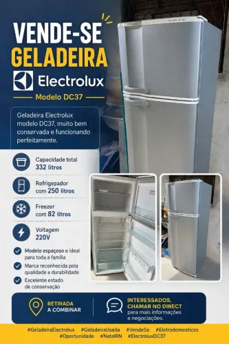 BAIXOU! GELADEIRA ELECTROLUX - 332L À VENDA