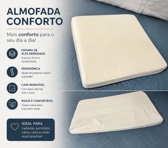Kit travesseiro anti refluxo 