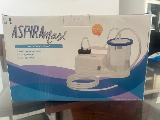 Aspirador Clinico De Secreção Portátil Aspiramax