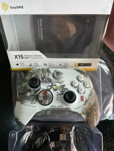 controle easysmx x15 wukong sem fio hall effect