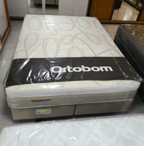 Cama Box Queen Exclusive Gel Molas Ensacadas Linha Premium 1,58x198x34cm - Ortobom