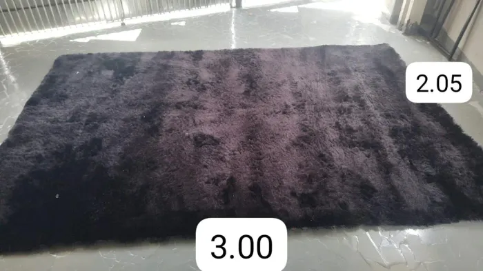 Tapete Felpudo Preto 3,00 x 2,05 m
