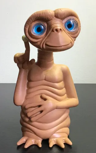 ET o Extraterrestre - Clássico Anos 80 - 17 cm (Dedo Fosforescente)
