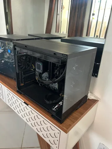 Pc AM4 16GB 500GB HD Ryzen 5500 Watercooler Deepcool tudo com caixa e nota fiscal