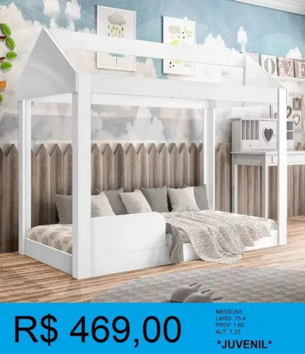 cama montessoriana juvenil - parcelamos sem juros