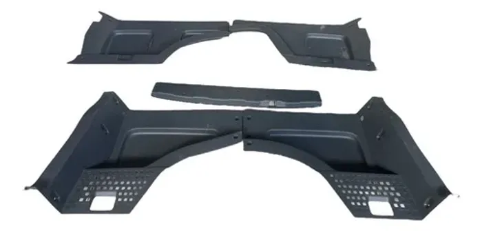 Kit Moldura Interior Baú Traseiro Fiorino 2014/2023