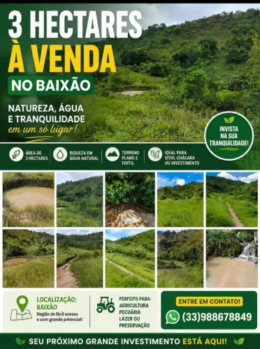 Area para Sitio e Chacara