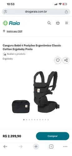 canguru importado Ergobaby
