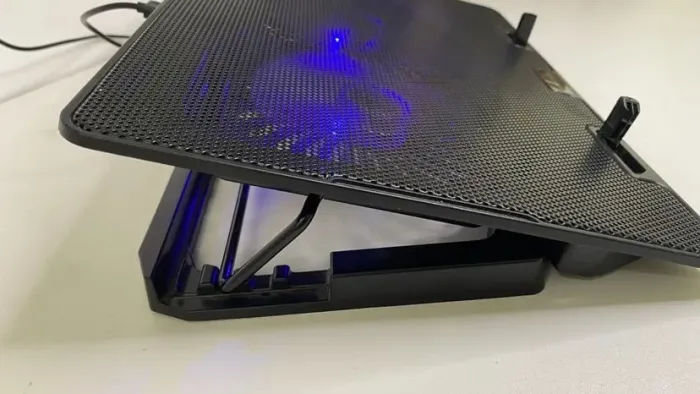 base refrigerada para notebook c3tech com cooler e led azul!