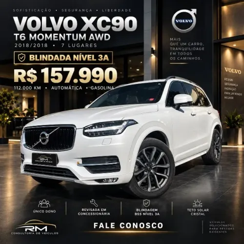 Volvo XC 90 T-6 Momentum 2.0 320cv 5P 2018