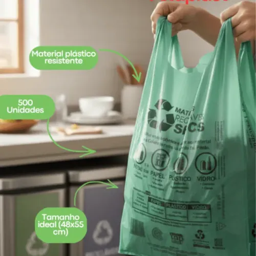 SACOLAS ECOLÓGICAS - padrão Prefeitura de SP