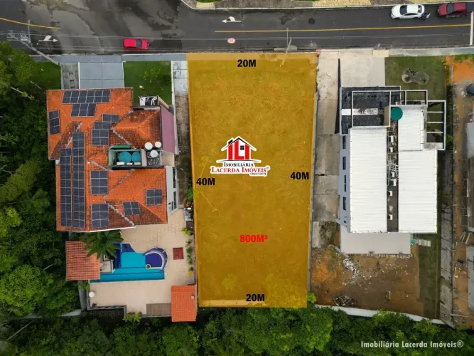 Lote no Residencial Mediterrâneo 800m², Pronto pra construir em Tarumã - Manaus - AM