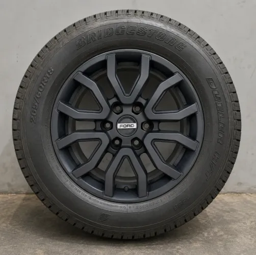 Rodas aro 18 Ford ranger raptor novas + pneus seminovos Bridgestone 90%