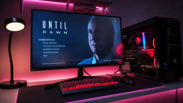 PC Gamer COMPLETO c/ Monitor LG Ultragear + Teclado Magnético Gamer + Mouse Redragon Storm