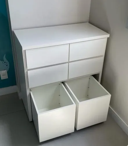 Cômoda Com Dois Baús Móveis