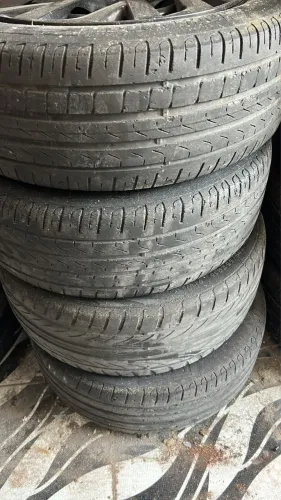 Rodas 16 originais Corolla de ferro com pneus 