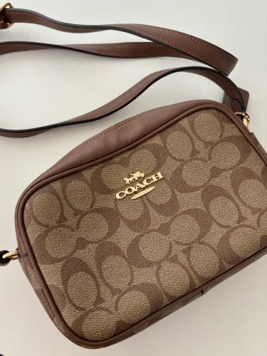 Bolsa Coach câmera bag monograma 