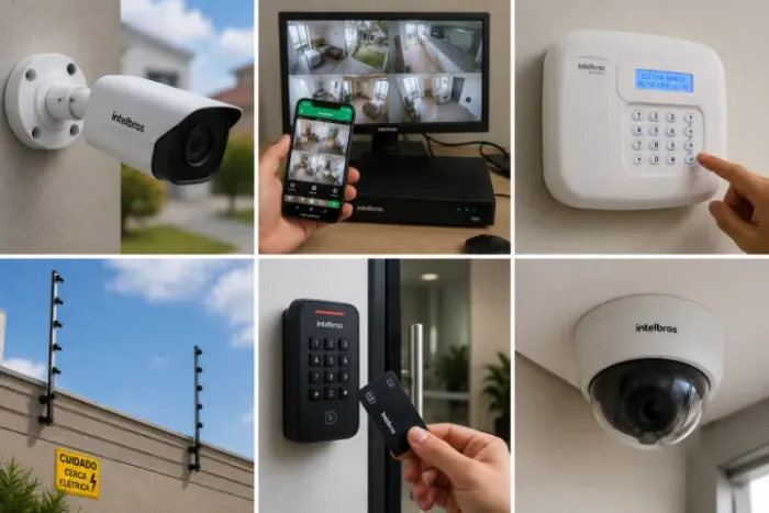 Instalação de Câmeras, Alarmes e Cercas elétricas