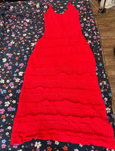 Vestido feito a mão 