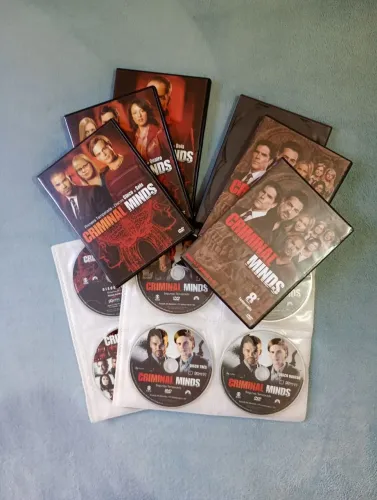 Kit 8 temporadas série "Criminal Minds" - 1ª à 8ª temporada. Melhor série de investigação 