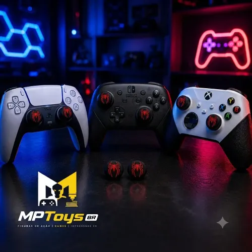 Par Grips Silicone Spiderman PS5 PS4 PS3 Xbox One Series Switch