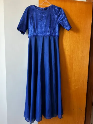 Vestido de festa azul