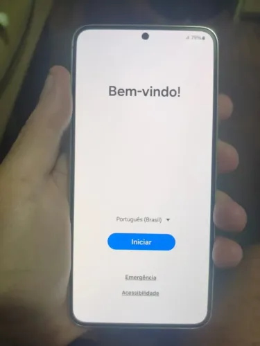 Samsung Galaxy S22 sem Listras Verde na Tela