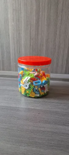 Alfabeto colorido 200 peças