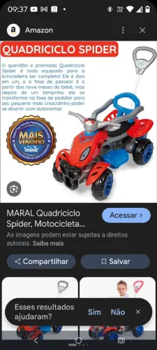 Quadriciclo spider maral