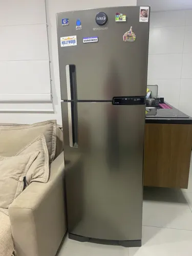 geladeira brastemp frost free 375l inox