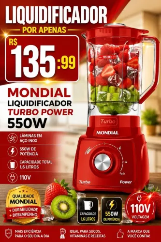 Liquidificador novo