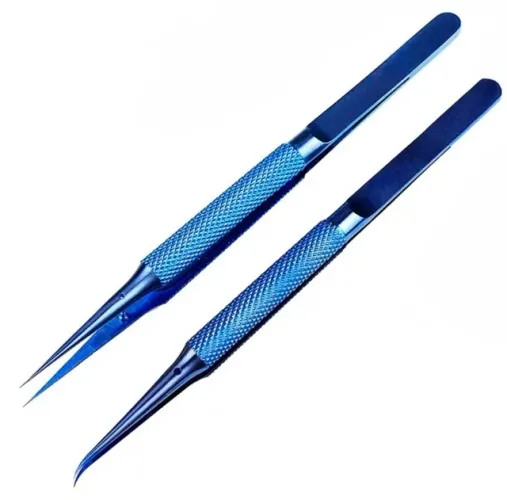 Pinça Precisão de Liga Titanium 0.15mm, Ponta Reta ou Curvada (99995.9905 zap)