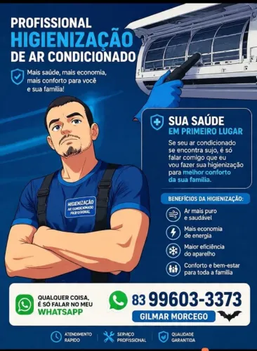 Profissional em hingenizacao de ar-condicionado