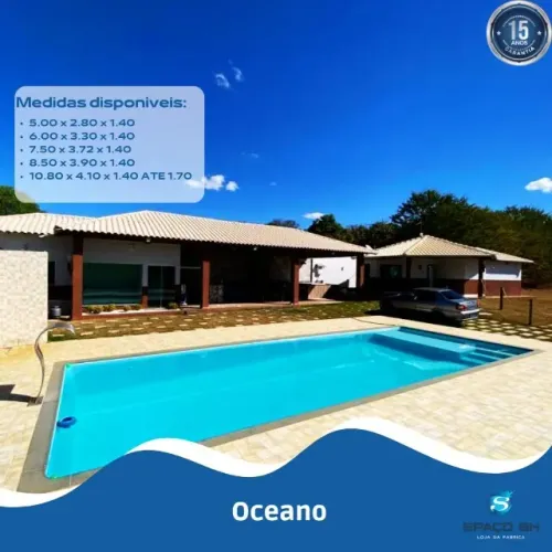 PROMOCÃO PISCINA DE FIBRA