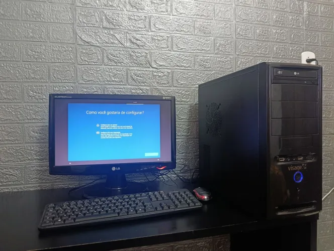 PC Completo + Monitor LG | Pronto para Usar | Teclado e Mouse