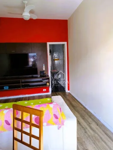 Apartamento 1 Quarto Mobiliado no Alto Elevador, Garagem Coberta e Sol o Dia Todo