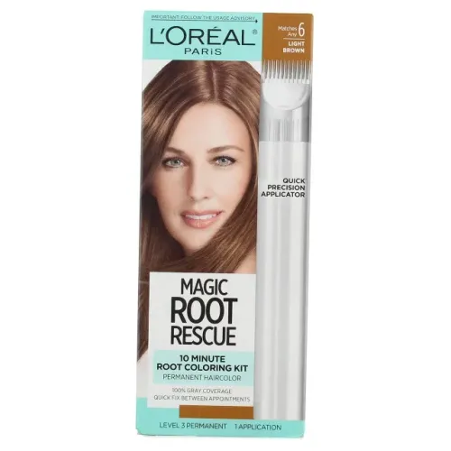 L'Oréal Magic Root Rescue 6 Light Brown Retoque Raiz 10min Novo